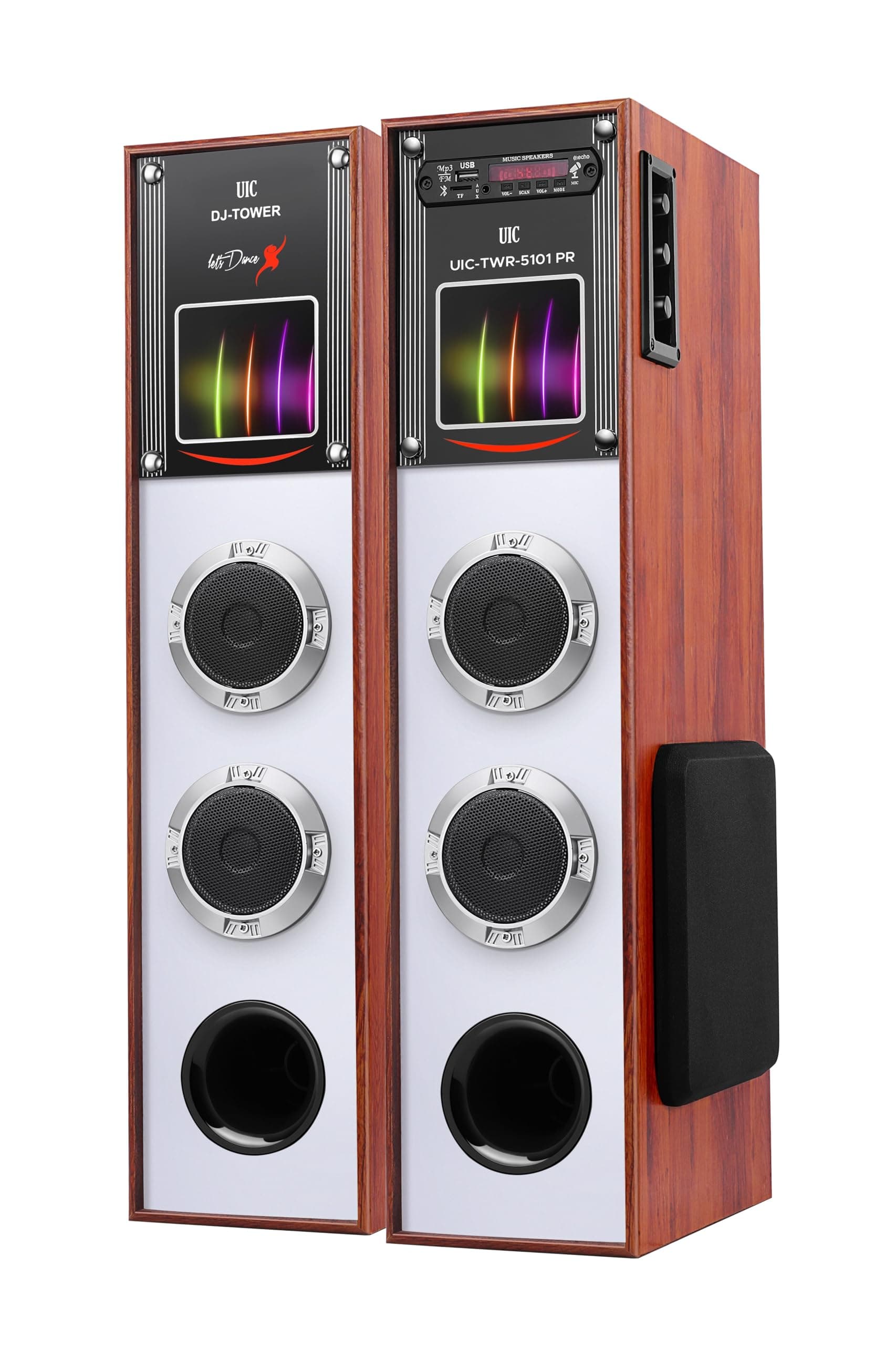 UIC TWR-5101 PR 120 W Bluetooth Tower Speaker (Black, 4.2 Channel)