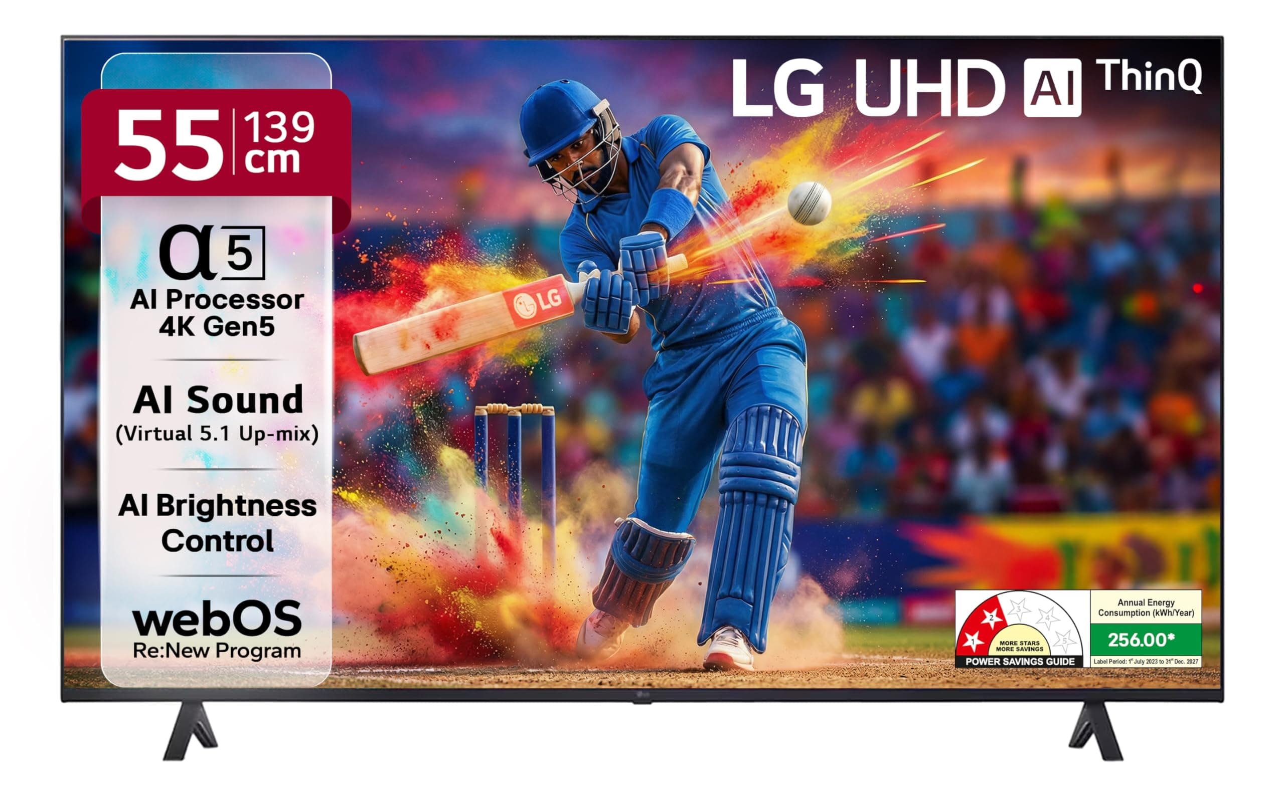 LG 139 cm (55 inches) 4K Ultra HD Smart LED TV 55UQ7500PSF (Ceramic Black)