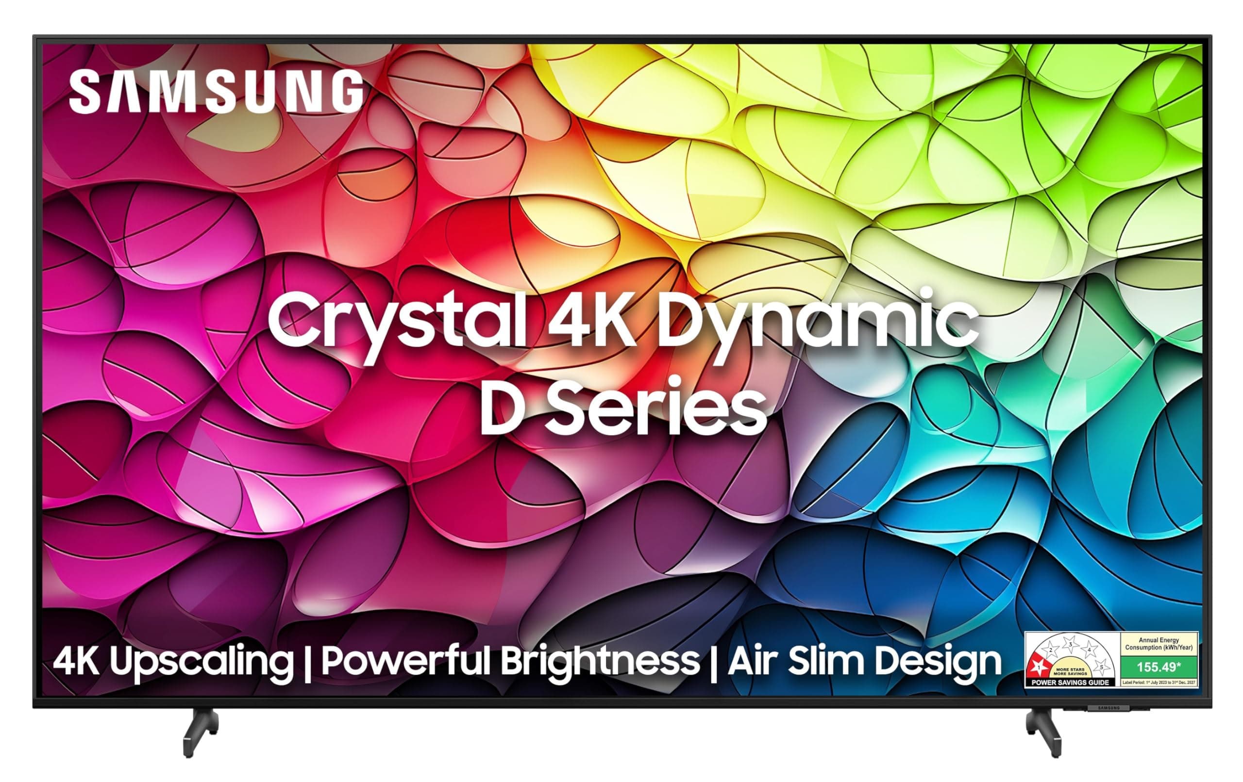 Samsung 108 cm (43 inches) D Series Brighter Crystal 4K Dynamic Ultra HD Smart LED TV UA43DUE80AKLXL (Titan Gray)