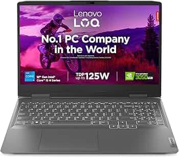 Lenovo LOQ 12th Gen Intel Core i5-12450H 15.6" (39.6cm) FHD IPS 144Hz 350Nits Gaming Laptop (16GB/512GB SSD/Win 11/NVDIA RTX 3050 6GB/3 Month Game Pas...