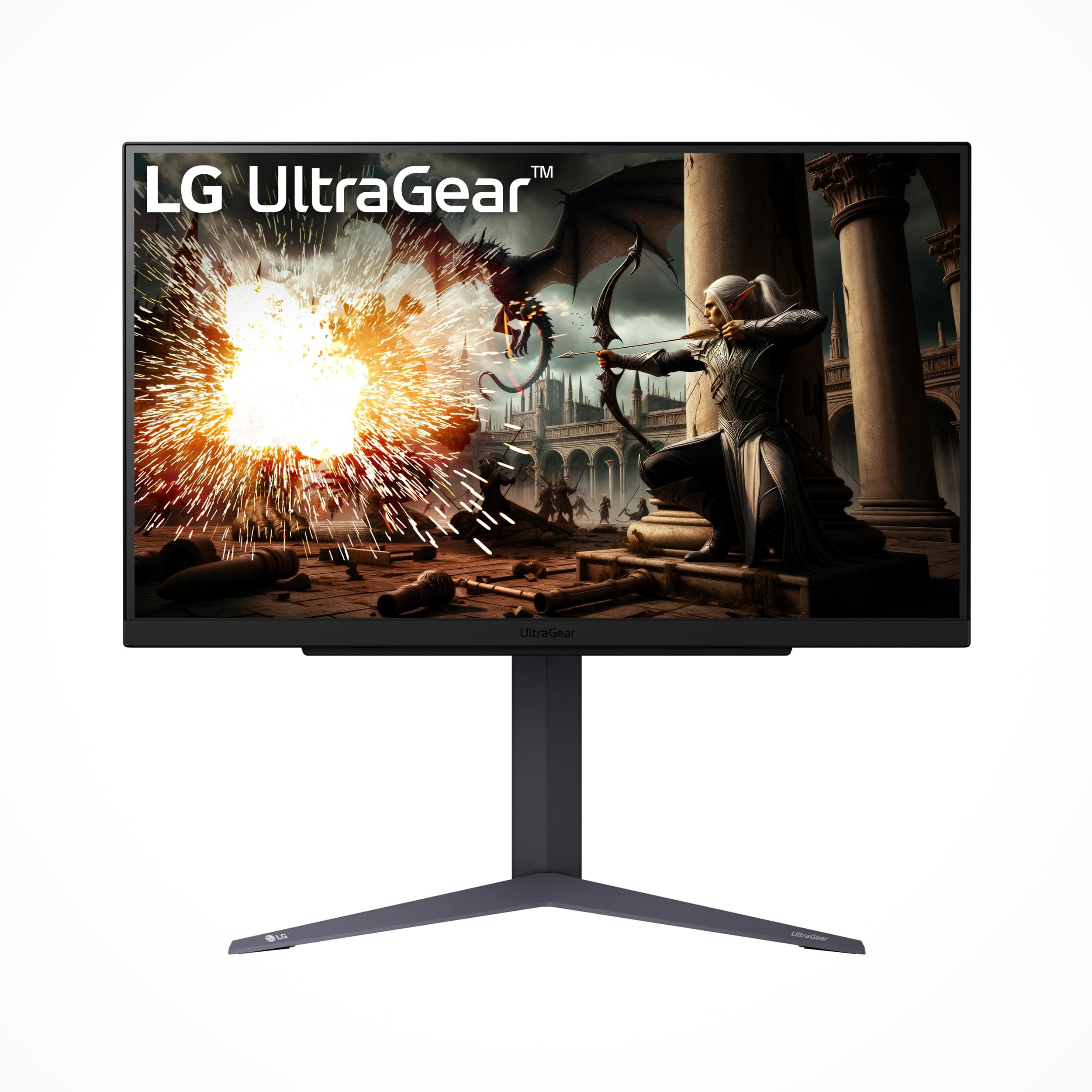 LG 27GS75Q-B -27inch Ultragear QHD (2560x1440) Gaming Monitor, 1ms(GTG), 180Hz (O/C 200Hz), IPS, NVIDIA G-SYNC Compatible, AMD FreeSync, HDR10, sRGB 9...