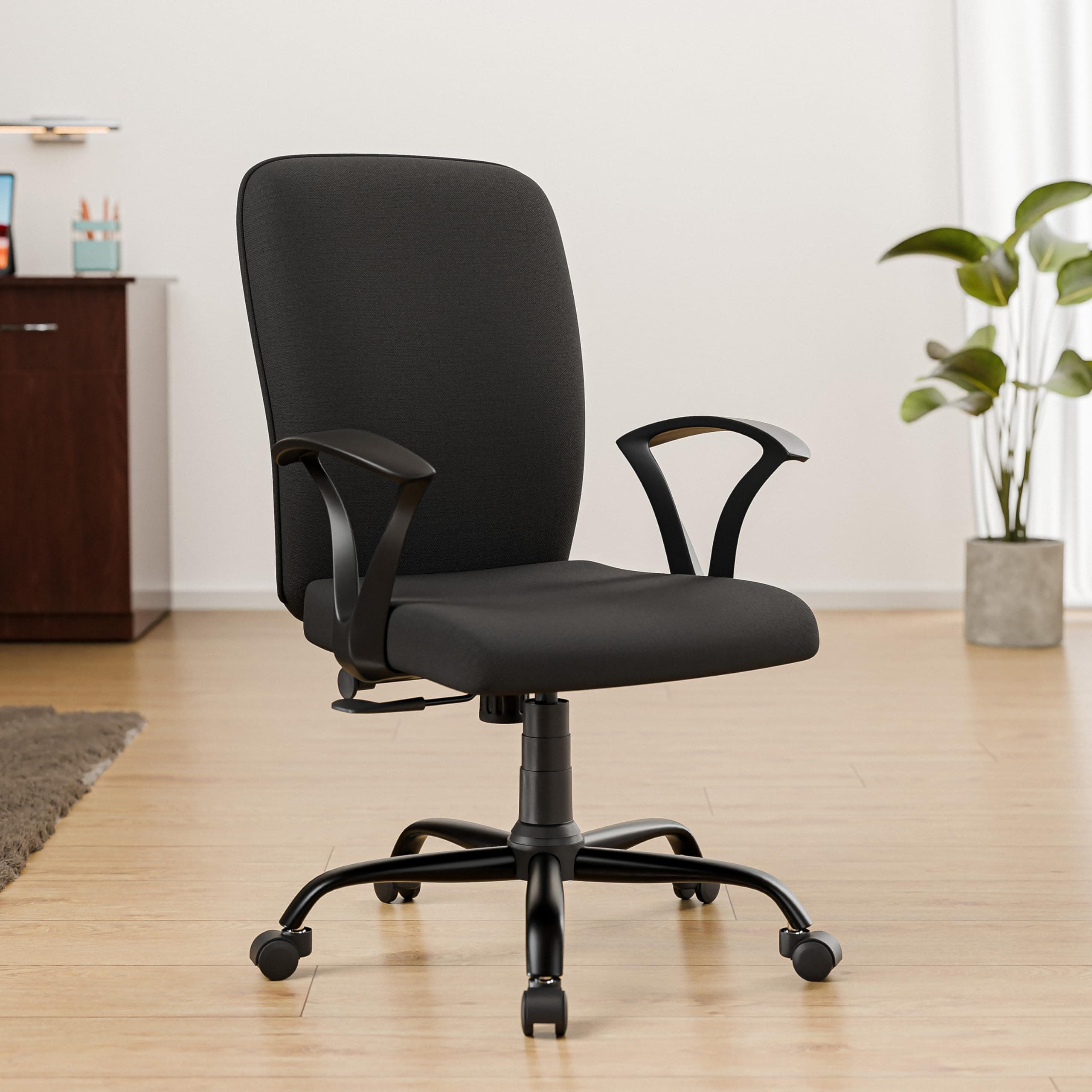 Green Soul Seoul X Office Chair, Mid Back Mesh Ergonomic Home Office Desk Chair with Comfortable & Spacious Seat, Rocking-tilt Mechanism & Heavy Duty