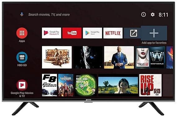 Micromax 81 cm (32 inch) HD Ready Certified Android Smart LED TV 32TA6445HD (Black) (2019 Model) Smart Televisions