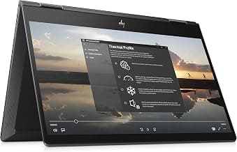 HP Envy x360 AMD Ryzen 5 13.3 inches 2-in-1 FHD Touchscreen Laptop (8GB/512GB/Windows 10 Home/Vega 8 Graphics/MS Office/Nightfall Black/1.3 kg), 13-ar