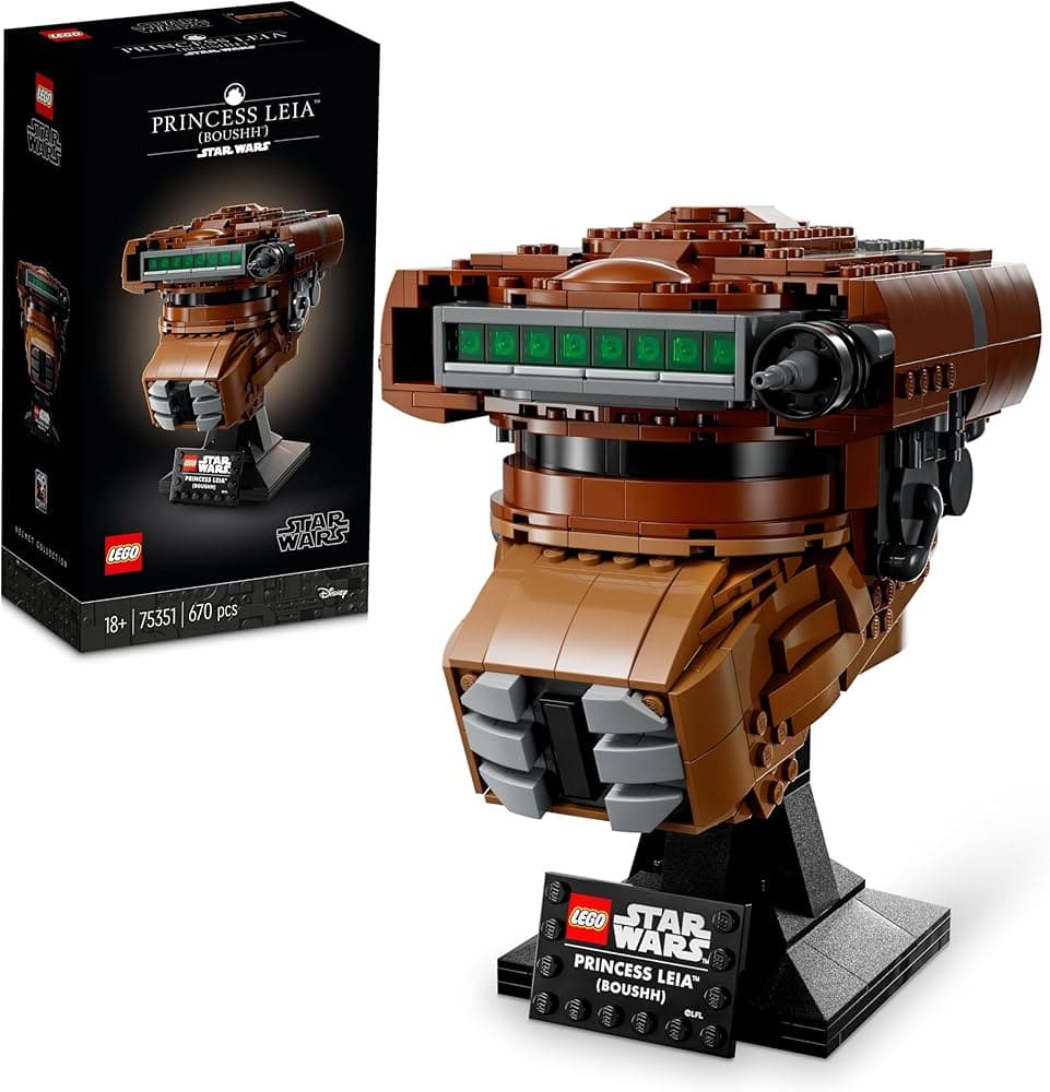LEGO Star Wars Princess Leia (Boushh) Helmet 75351 Building Kit (670 Pieces)