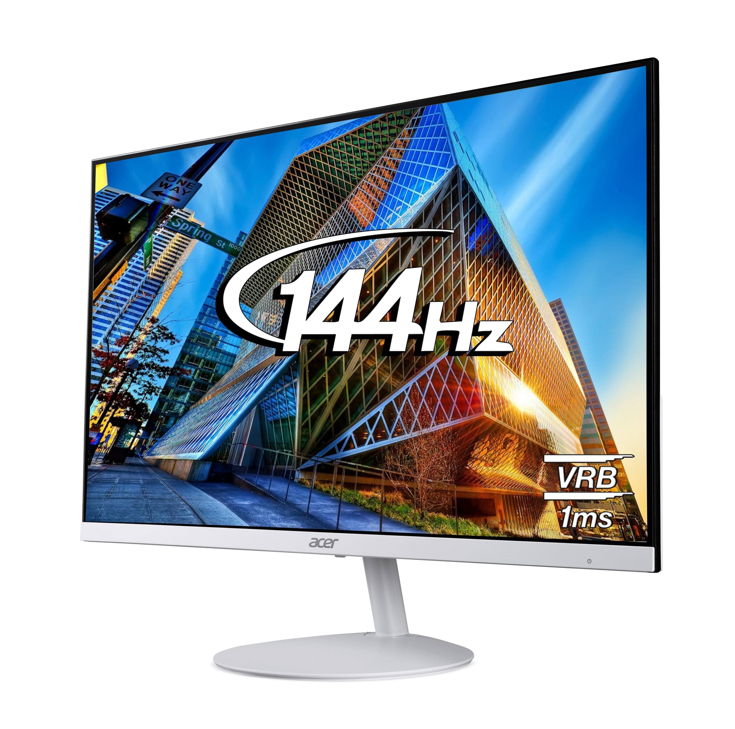 Acer SA242Y P1 23.8 Inch Full HD IPS Ultra Slim (7.2mm Thick) Monitor | 144Hz Refresh Rate | 1ms VRB | ZeroFrame Design | AMD FreeSync | Acer VisionCa...