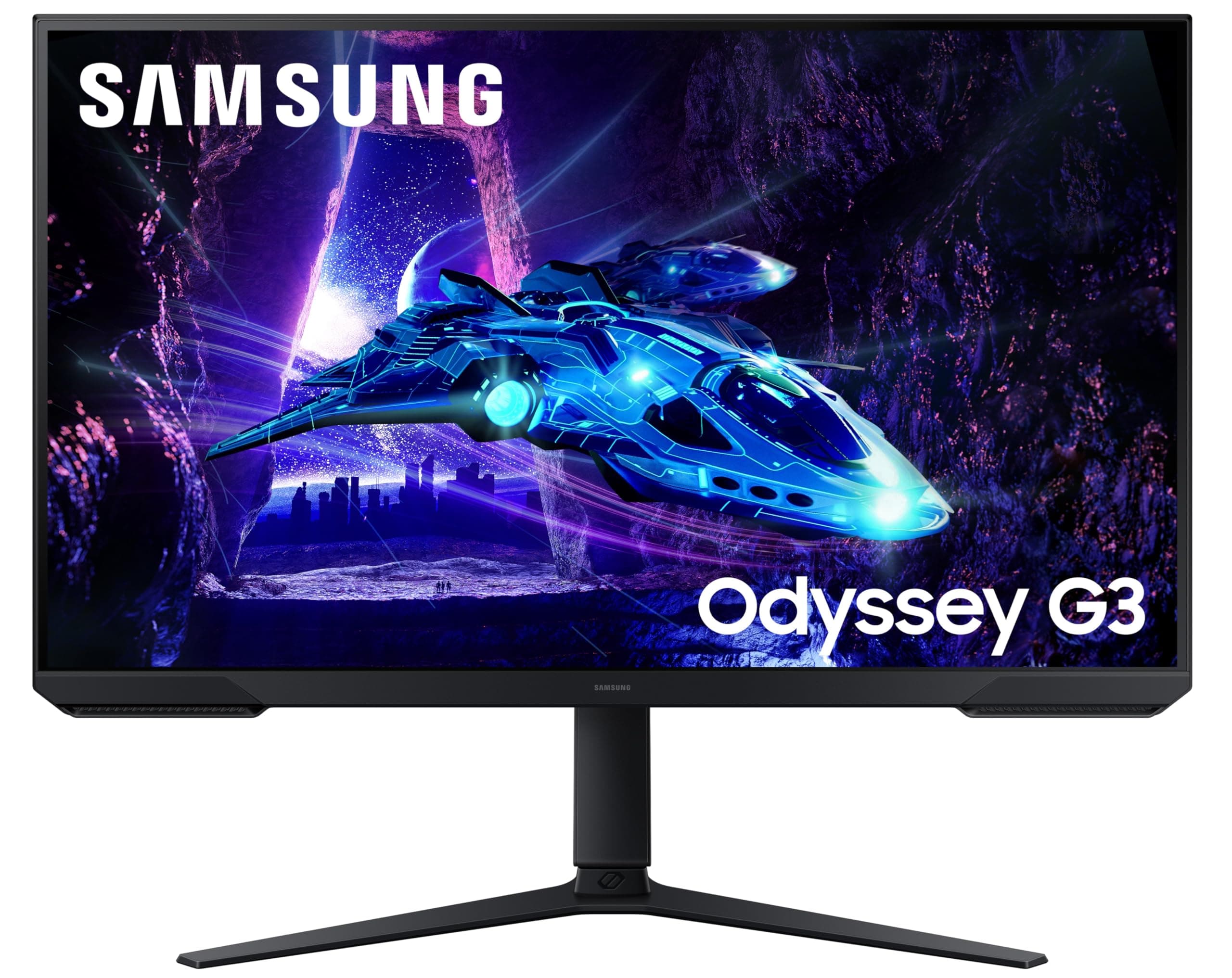 Samsung 32" (81.3cm) Odyssey G3 Gaming Monitor|FHD 1920 X 1080|180Hz|1ms(MPRT)|AMD Freesync|Ports-DP,HDMI|DP Cable|16.7 Million Colors|Height-Tilt-Piv...