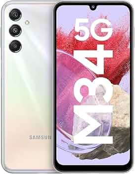 (Refurbished) SAMSUNG Galaxy M34 5G (6GB,128GB)|120Hz sAMOLED Display|50MP Triple No Shake Cam|6000 mAh Battery|12GB RAM with RAM+|Android 13|without ...