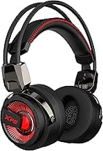 Xpg Precog Gaming Bluetooth Wireless Over Ear Headphones with Mic Detachable with Virtual 7.1 Surround Sound Dual Drivers (Black)