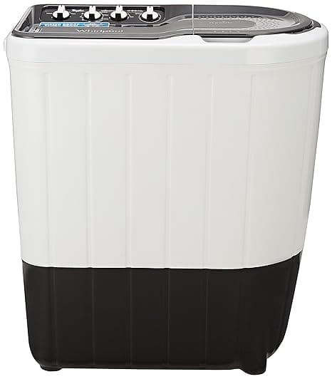 Whirlpool 7 Kg 5 Star Semi-Automatic Top Loading Washing Machine (SUPERB ATOM 7.0, Grey, TurboScrub Technology) Washing Machines & Dryers