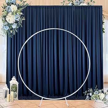 Balloon Decoration Stand Round Shape-White Colour Made of Strong PVC Pipe 5ft(1.52M) Width & 6ft(1.82M) Height Birthday/Anniversary/Special Occassions...