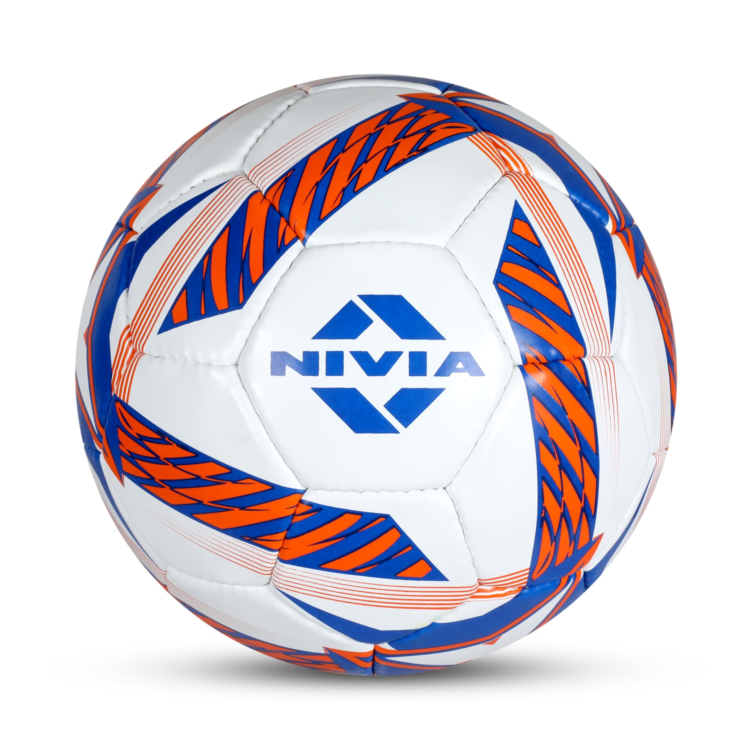Nivia Shining Star - 2022 Football, Rubberized Stitched, 32 Panels, International Match Ball, Suitable for Hard Ground Without Grass, Wet & Grassy Gro...