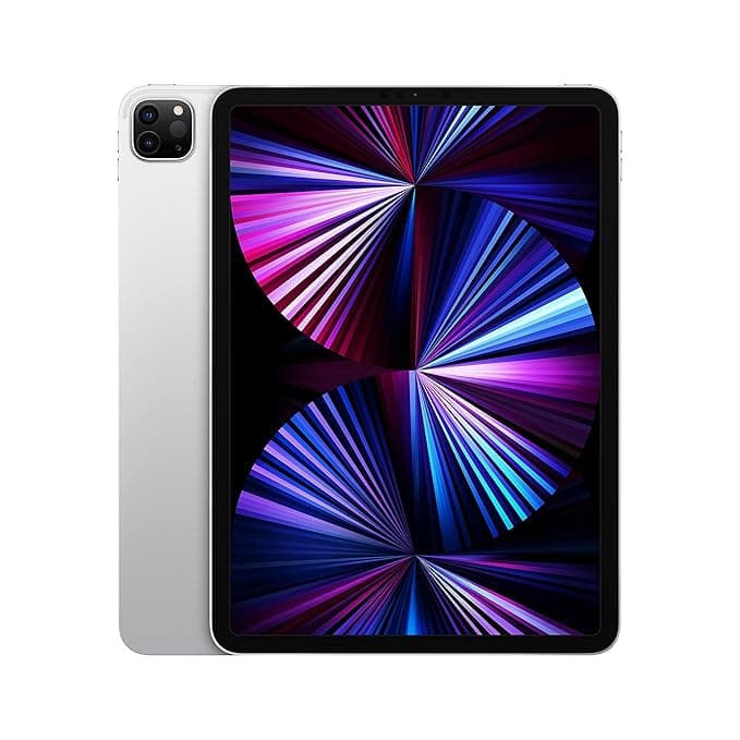 2021 Apple iPad Pro with Apple M1 chip (11-inch/27.96 cm, Wi-Fi, 256GB) - Silver (3rd Generation)
