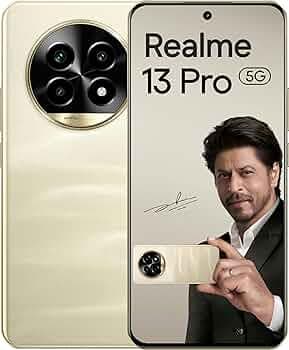 REALME 13 Pro 5G (Monet Gold, 12GB RAM, 512GB Storage)| Upto 24GB Dynamic RAM | Snapdragon 7s Gen2 Processor | 6.7" Curved Display | 50MP+8MP+2MP | 32...