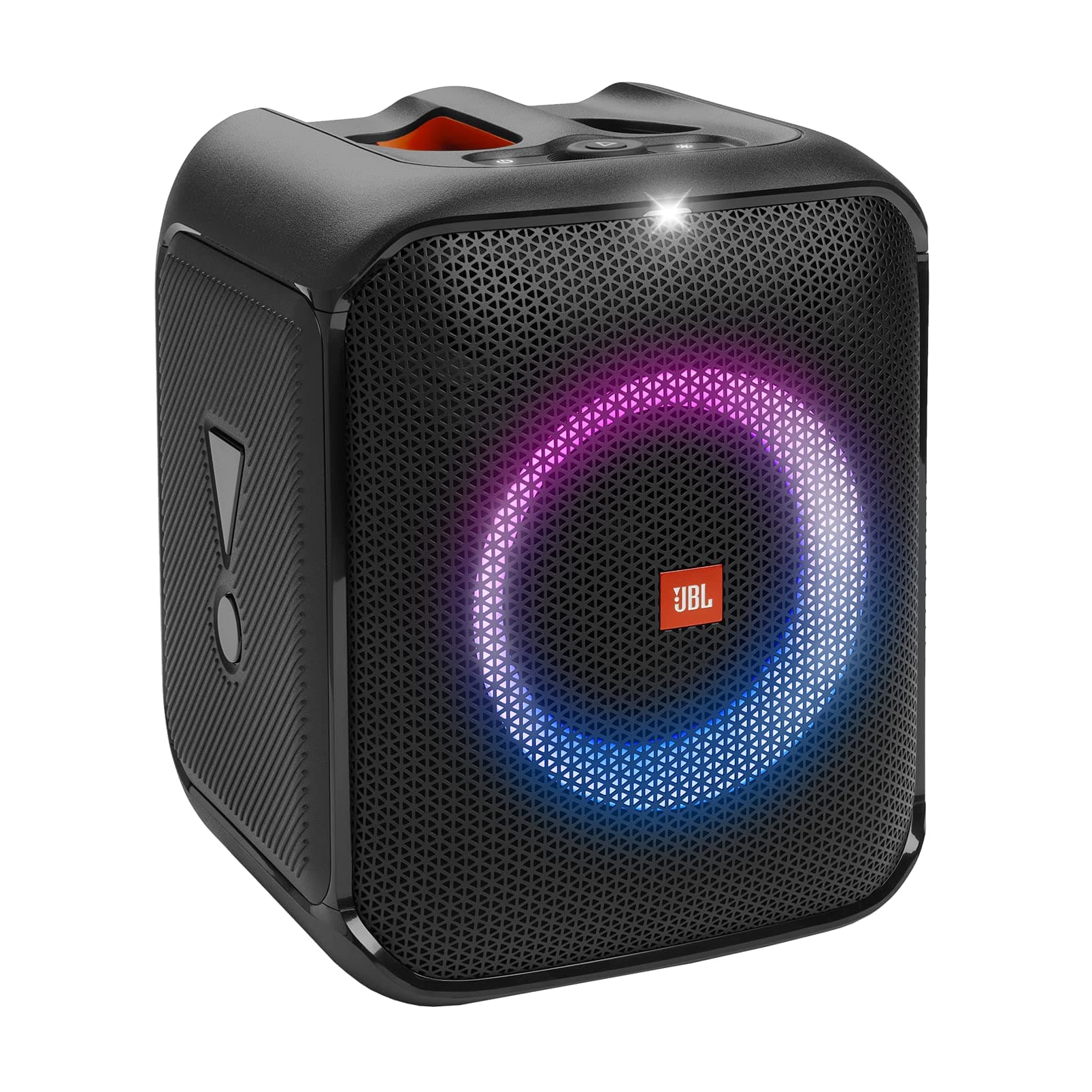 JBL PartyBox Encore Essential - Portable Party Speaker with Powerful 100W Sound, Built-in Dynamic Light Show, and IPX4 Splashproof Design - Black