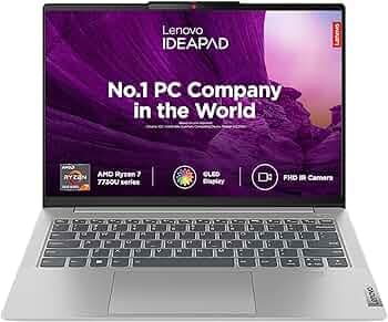 Lenovo IdeaPad Slim 5 Ryzen 7 7730U 14" (35.5cm) WUXGA OLED Laptop (16GB/1TB SSD/Win 11/Office 2021/Backlit KB/FHD Camera/Alexa/3 month Game Pass/Arct...