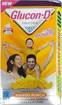 Glucon-D Instant Energy Drink Mix - Mango Punch, 450g Carton