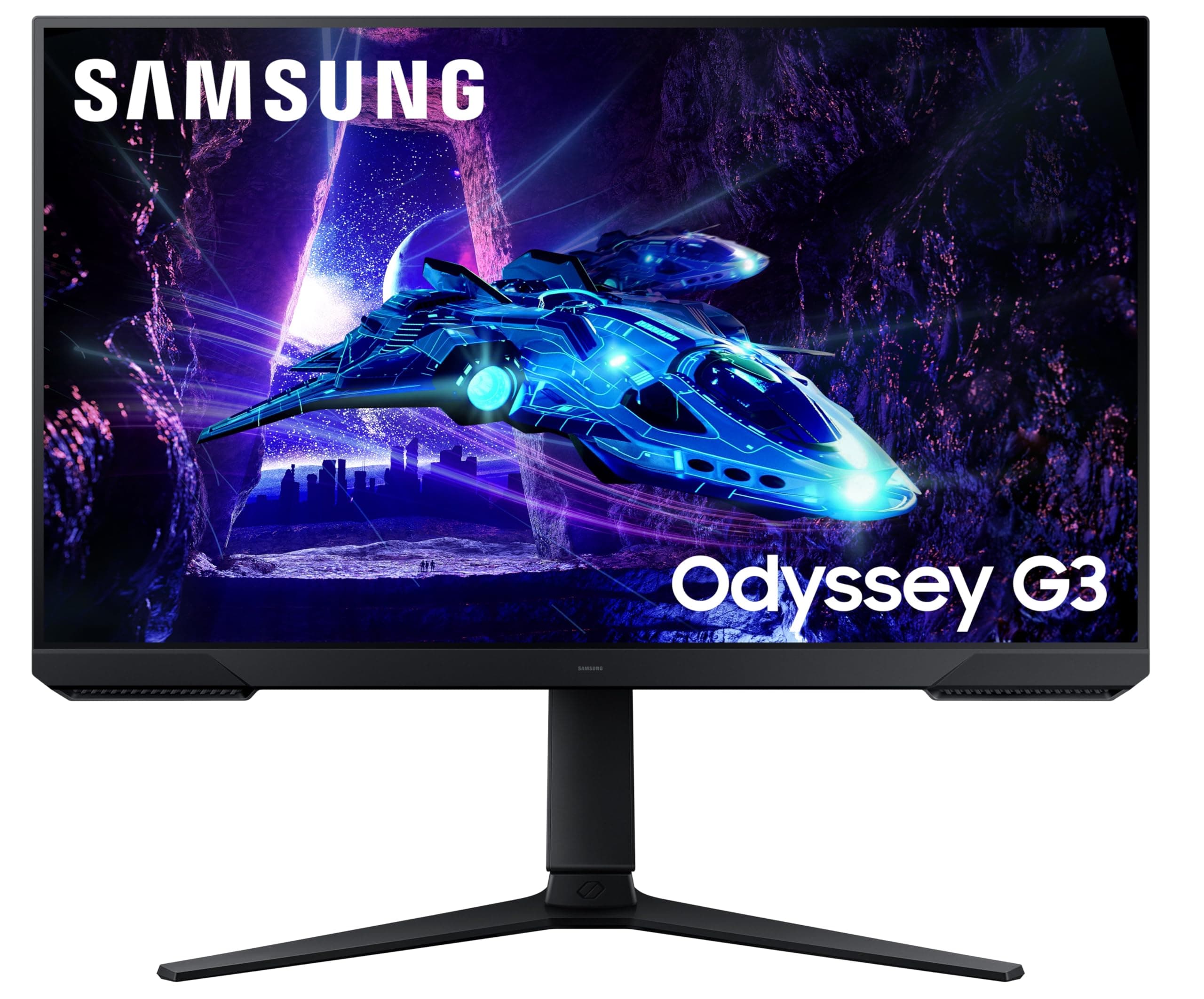 Samsung Odyssey G3 Gaming Monitor 27 Inch (68.5 cm), FHD 1920 X 1080, VA Panel, 180Hz, 1ms(MPRT), Freesync, DP, HDMI, Headphone, Height, Tilt, Pivot A...