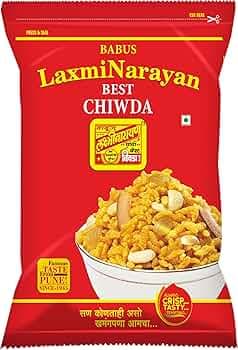 Babus Laxminarayan Fresh & Delicious Poha Chiwda (1 Count)_500Gm