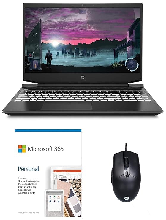 HP Pavilion Gaming (AMD Ryzen 5 4600H /NVIDIA GeForce GTX 1650 4GB/LED/8GB/1TB HDD/15.6 inches/Windows 10 Home) Laptop Gaming Mice