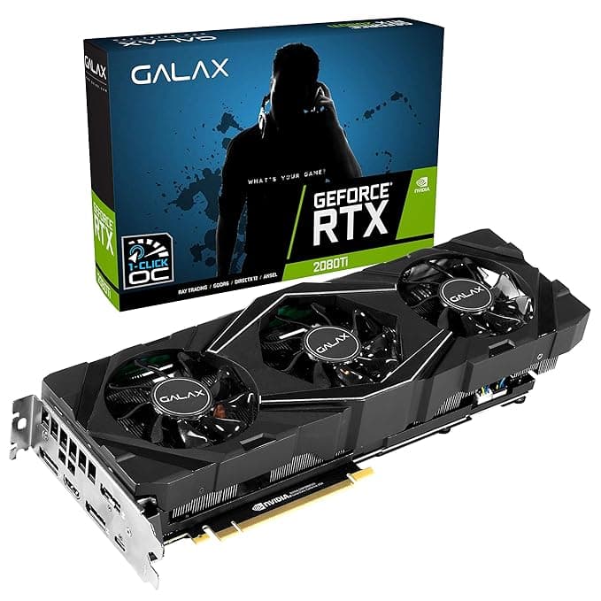 GALAX GeForce® RTX 2080Ti SG (1-Click OC) 11GB GDDR6 352-bit DP*3/HDMI/USB Type-C™ Graphic Card Graphics Cards