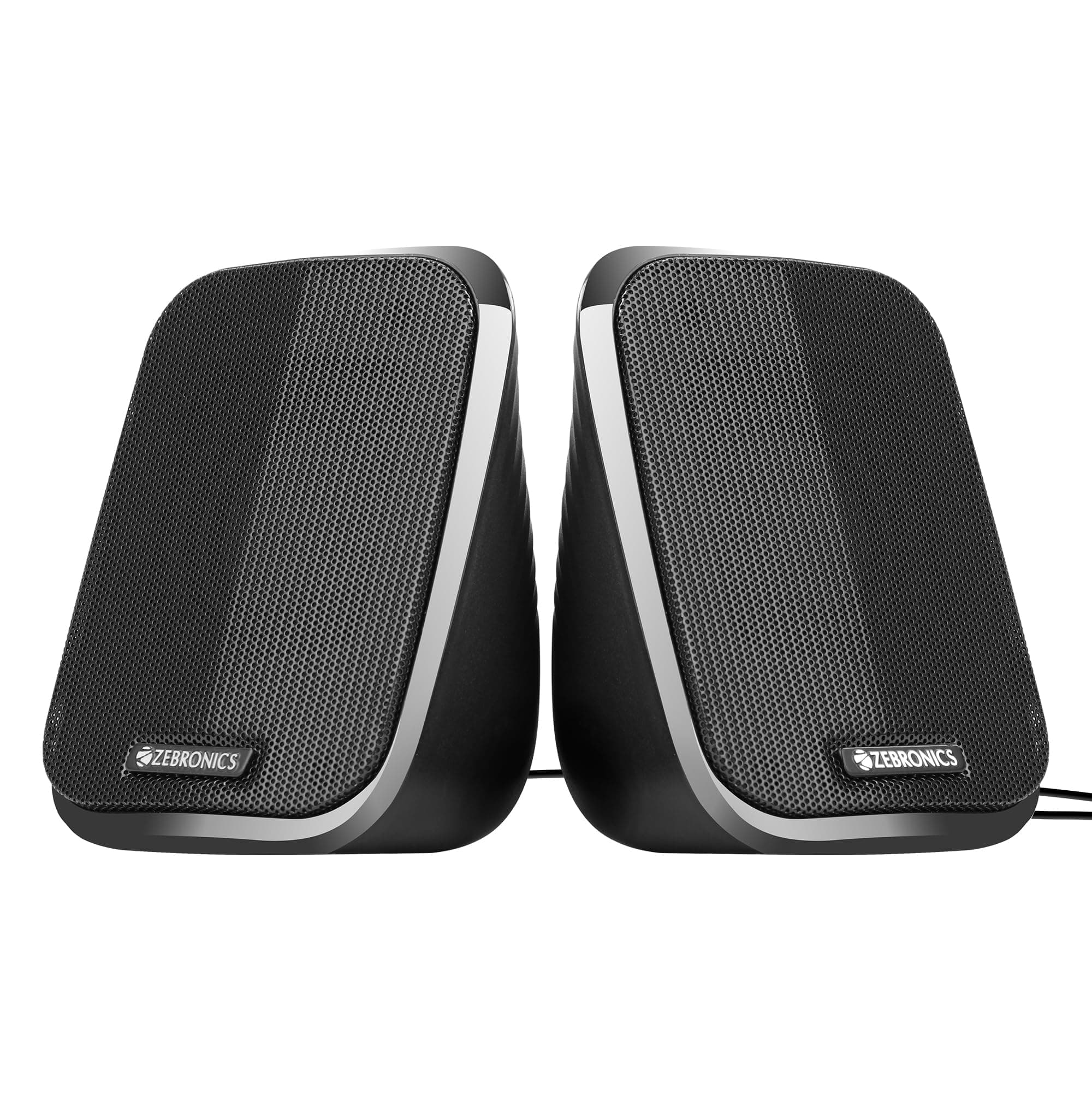 ZEBRONICS Zeb-Fame 5watts 2.0 Multi Media Speakers with AUX, USB and Volume Control (Black)