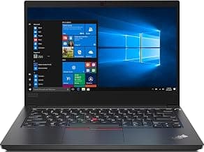 Lenovo ThinkPad E14 Intel Core i5 10th Gen 35.56 cm (14-inch) Full HD Thin and Light Laptop (8GB RAM/ 500GB HDD/ Windows 10 Professional/ Black/ 1.69