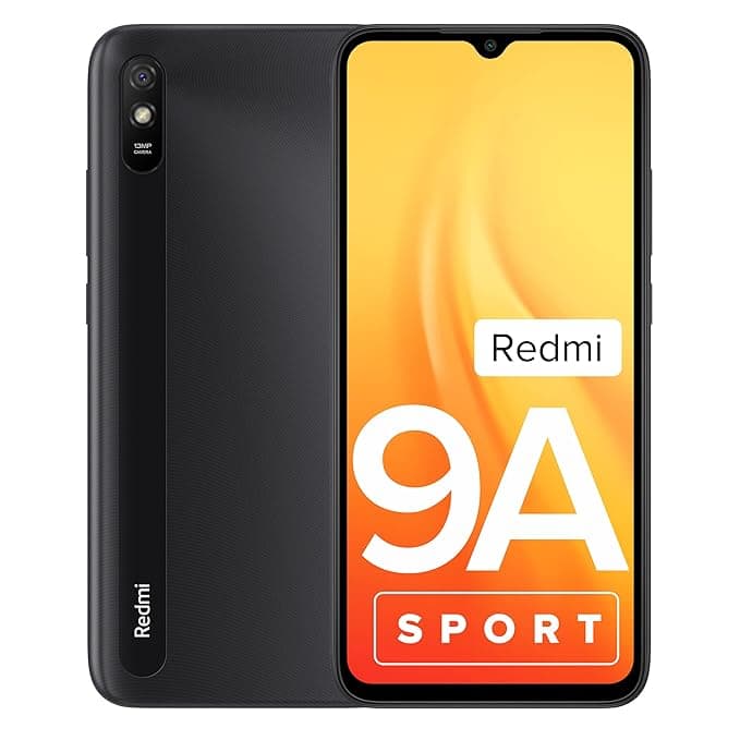 Redmi 9A Sport (Carbon Black, 2GB RAM, 32GB Storage) | 2GHz Octa-core Helio G25 Processor | 5000 mAh Battery Smartphones