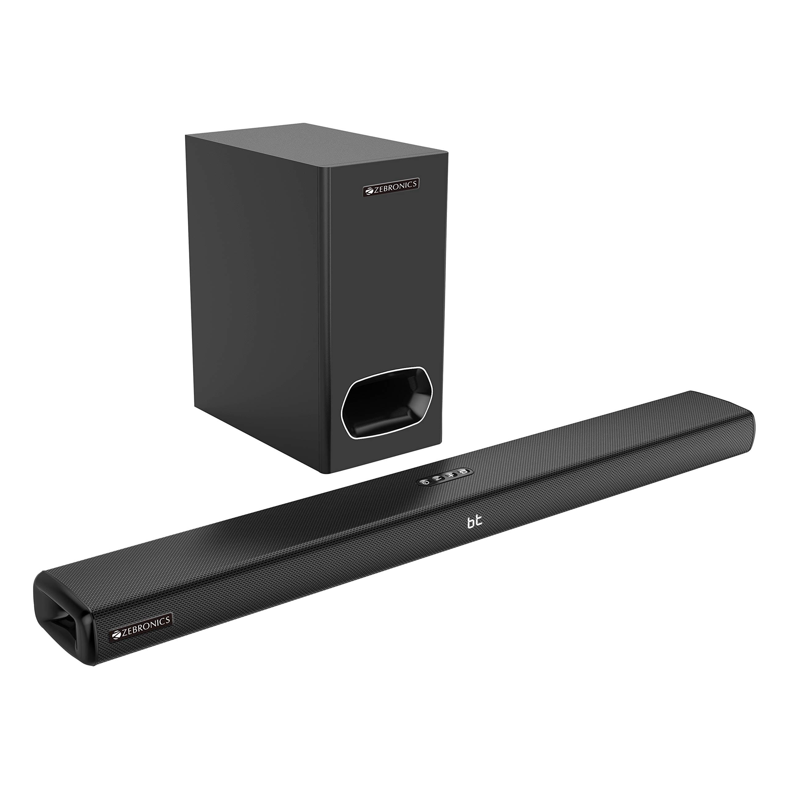 Zebronics Zeb-JUKEBAR 9000 PRO Dolby, 120W Multimedia soundbar with subwoofer Supports HDMI(ARC), Optical Input, AUX, Wireless BT, USB & Dolby Digital
