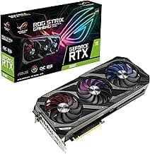 Asus ROG Strix GeForce RTX™ 3080 OC Edition 12GB GDDR6X RAM with LHR 3 Years Warranty 4K 8K Gaming 8960 CUDA Cores Editing Mining DirectX 12 Ultimate