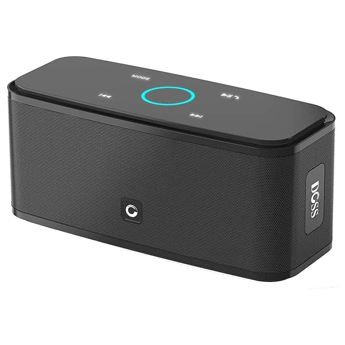 DOSS SoundBox Bluetooth Speaker, Portable Wireless Bluetooth 4.0 Touch Speakers with 12W HD Sound and Bold Bass, 12H Playtime for Echo Dot, iPhone, iP