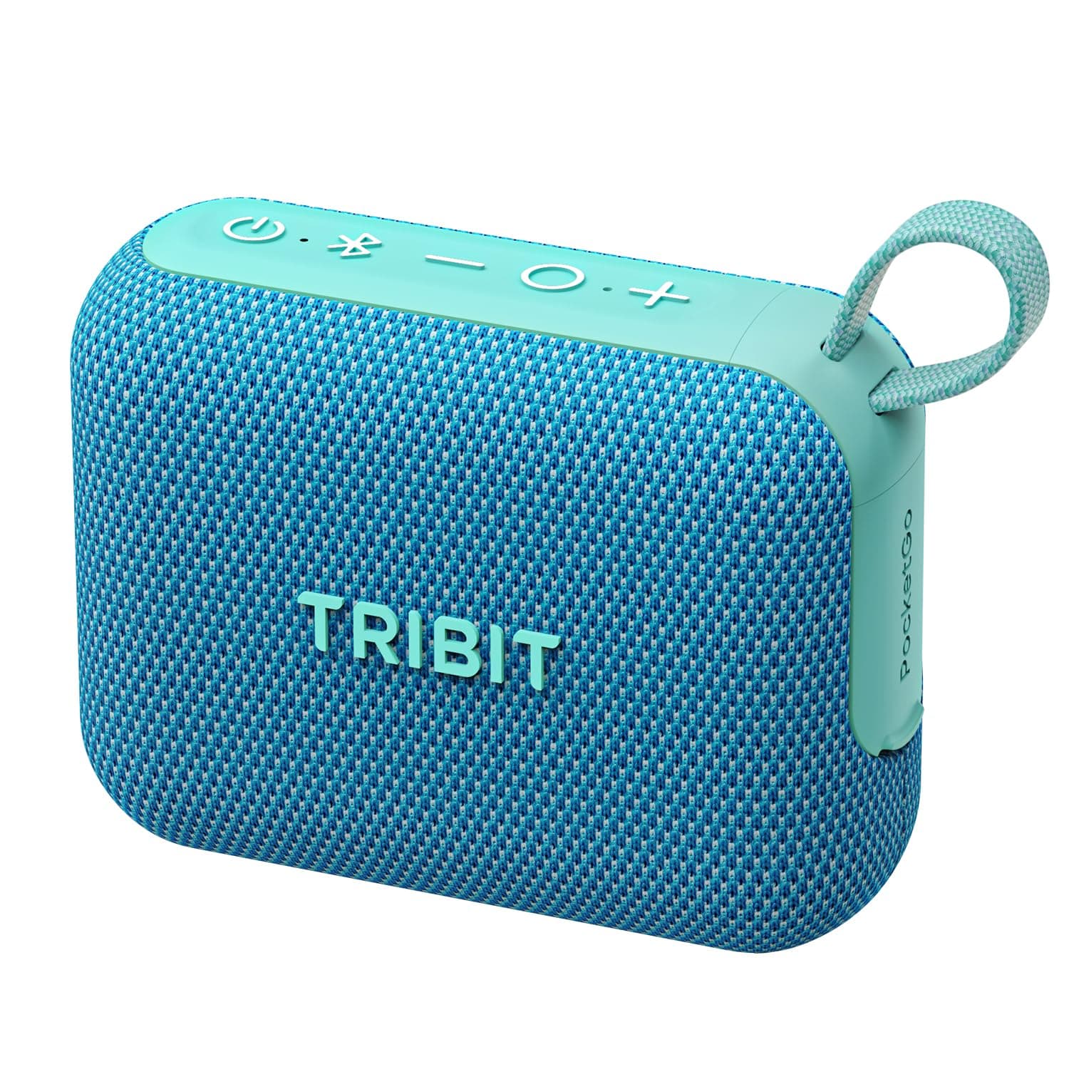 Tribit PocketGo Portable Wireless Bluetooth Speaker with 7W Stereo Sound, IP68 Waterproof Dustproof, 20H Playtime, Custom EQ, BT6.0 & TWS Pairing, Sup...