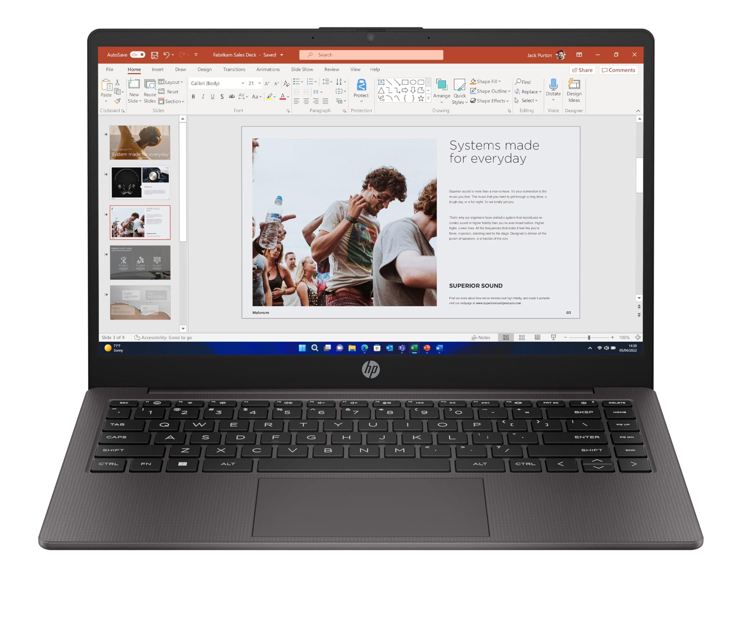 HP 245 Notebook, AMD Ryzen 5 7520U, 8GB DDR4, 512GB SSD, 14-inch(35.6cm),Anti-Glare, HD Laptop, AMD Radeon Graphics, (DOS, Silver,1.36kg) G10