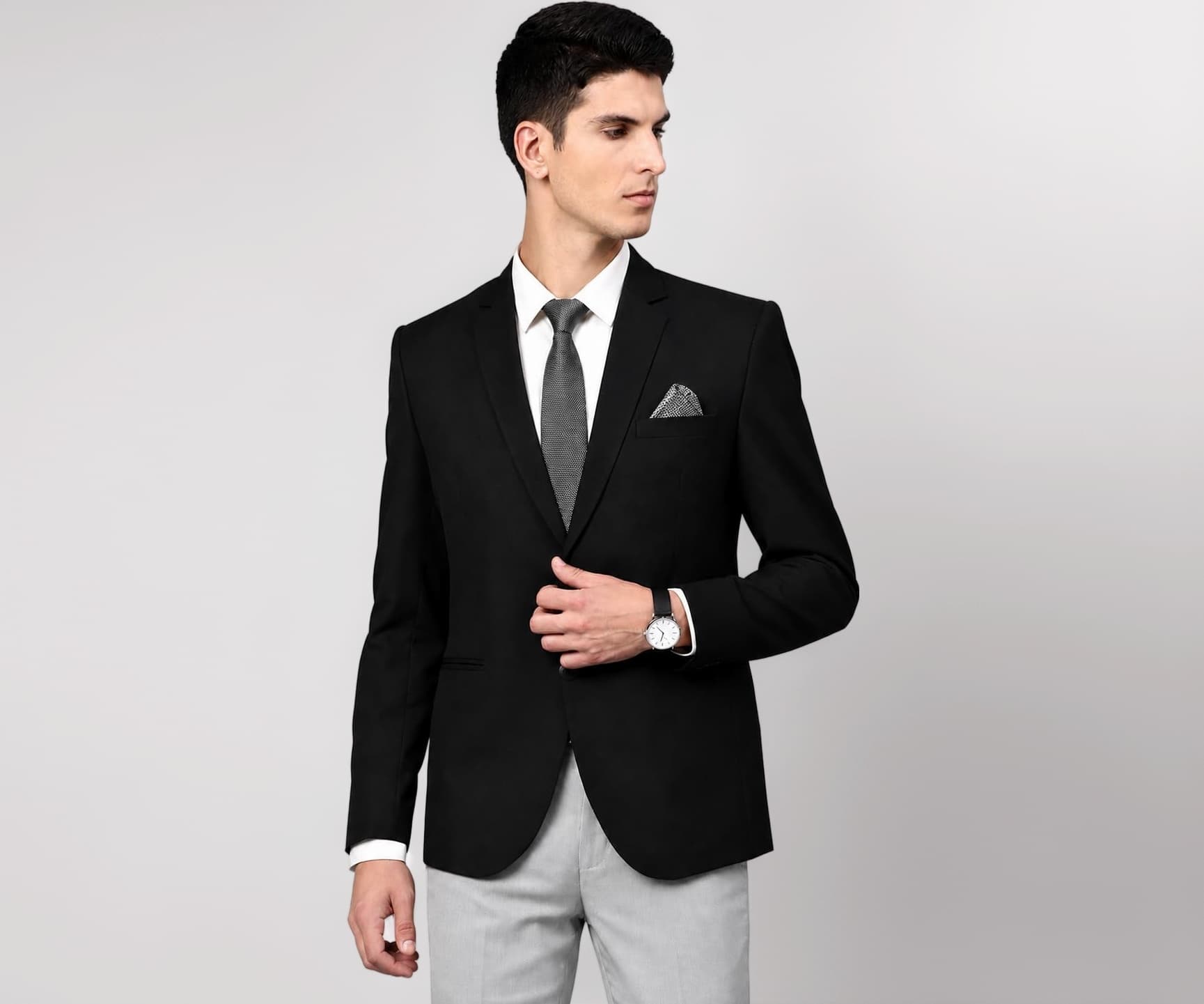 Men's Slim Fit Single Breasted Blazer