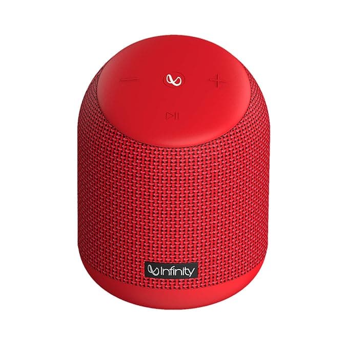 Infinity by Harman Fuze 200 Dual EQ Deep Bass 15W Portable Waterproof Wireless Speaker (Passion Red) Mobile Speakers