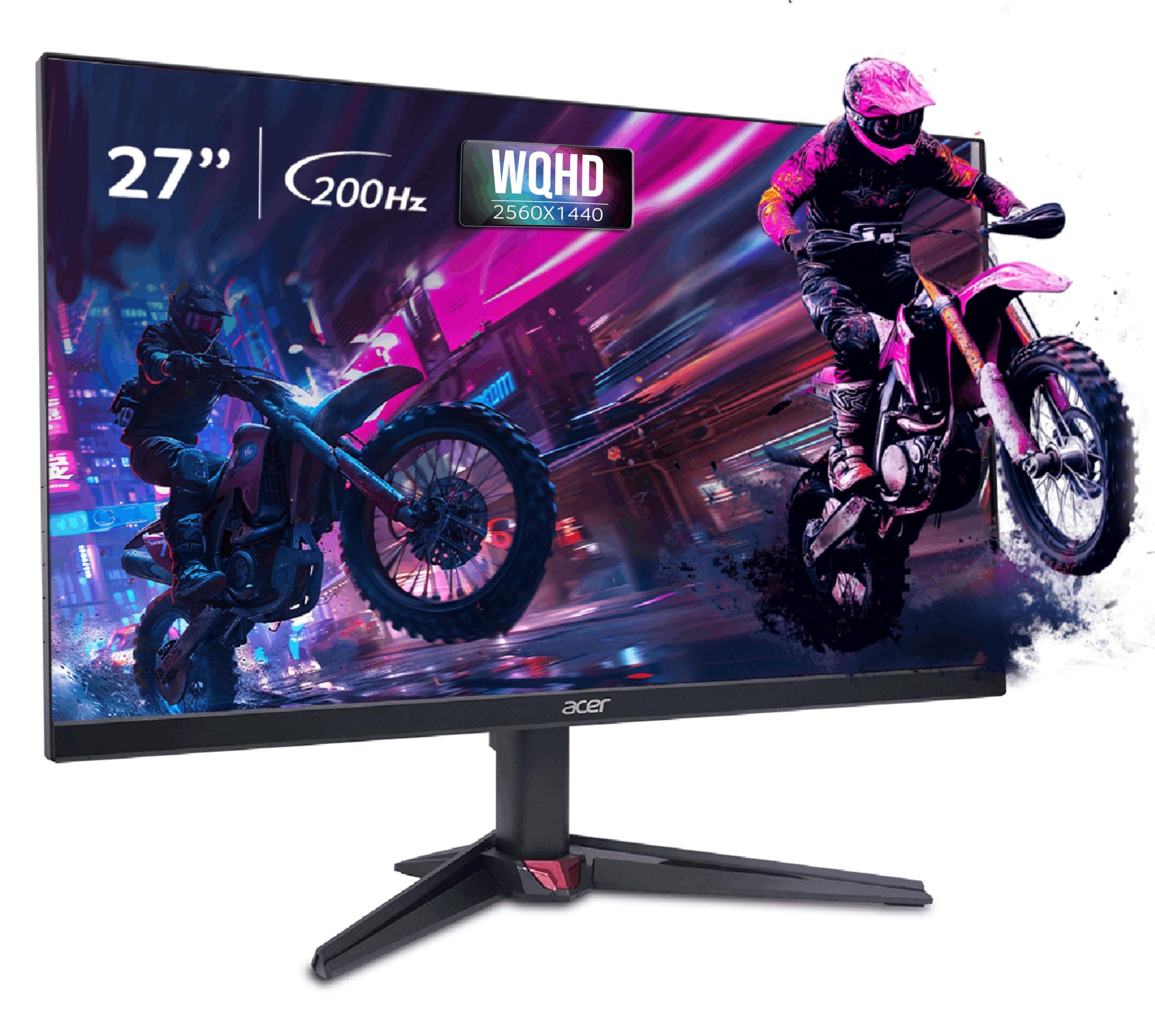 Acer Nitro VG270U X1 | 27 Inch WQHD (25601440) IPS Gaming Monitor | 200 Hz Refresh Rate | 0.5 ms Response | AMD FreeSync Premium | HDR10 | DCI-P3 90% ...