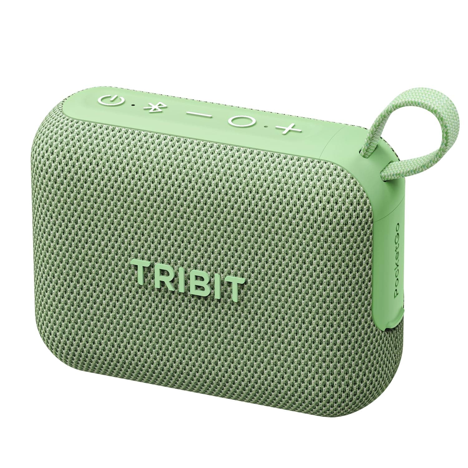 Tribit PocketGo Portable Wireless Bluetooth Speaker with 7W Stereo Sound, IP68 Waterproof Dustproof, 20H Playtime, Custom EQ, BT6.0 & TWS Pairing, Sup...