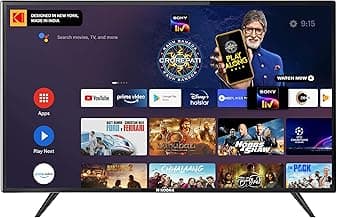 Kodak 108 cm (43 Inches) 4K Ultra HD Certified Android LED TV 43UHDX7XPRO (Black) (2020 Model)