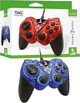TAG Gamerz G20 USB Gamepad/Joystick With Vibration And Turbo Function, High Performance Ergonomic Plug And Play Gaming Controller/Remote, Supports Lin...
