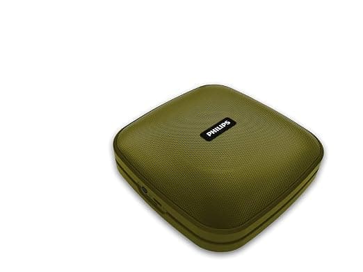 Philips Audio BT2505G 7 Watt Wireless Bluetooth Portable Speaker (Green) Mobile Speakers