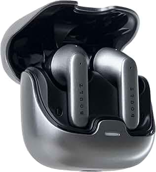 Boult Audio Z40 Pro with 100H Playtime, Quad Mic ENC, 45ms Low Latency Gaming, Premium Rubber Grip Case, 13mm Bass Drivers, Made in India TWS Bluetoot...