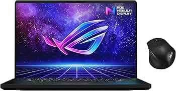 ASUS ROG Zephyrus M16 (2022), 16" (40.64 cm) QHD+ 16:10 165Hz/3ms, Intel Core i7-12700H 12th Gen, 6GB RTX 3060, Gaming Laptop, GU603ZM-K8034WS MW203 W...