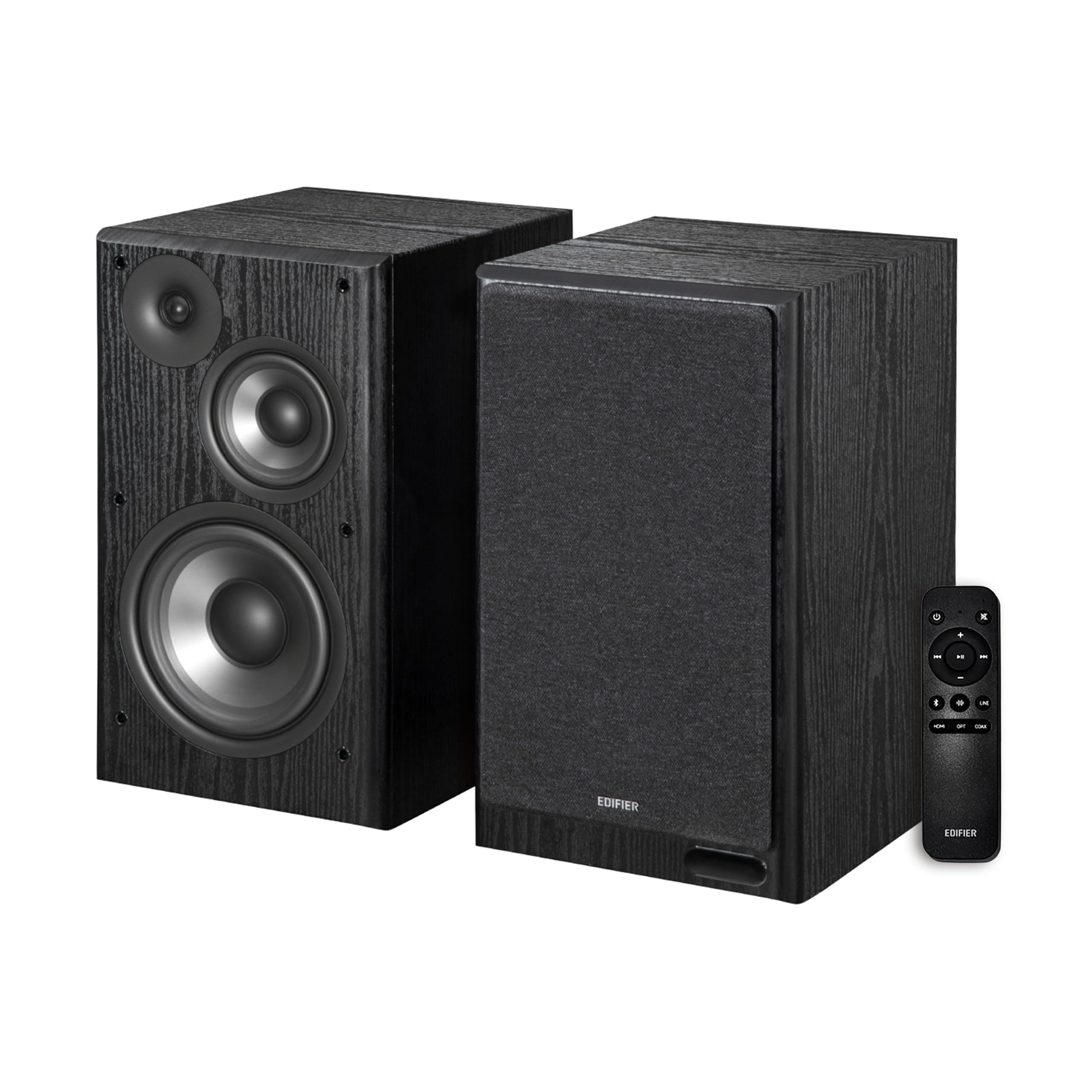 Edifier R2750DB MKII 3-Way Powered Bookshelf Speakers, 144W RMS, Black