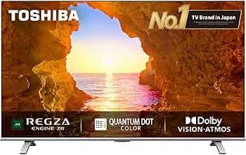 Toshiba 126 cm (50 inches) REGZA Engine ZR Series 4K Ultra HD Smart QLED TV 50C450ME (Silver)