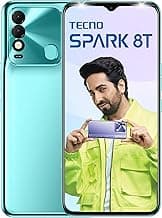 Tecno Spark 8T (Turquoise Cyan,7GB Expandable RAM, 64GB Storage)| 50MP AI Camera | 6.6" FHD+Display | 5000mAh
