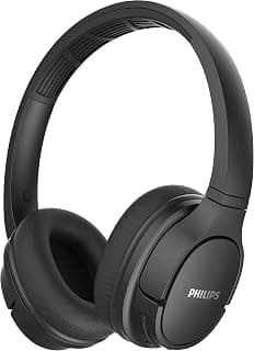 PHILIPS ActionFit Bluetooth Wireless On Ear Headphones with mic Black