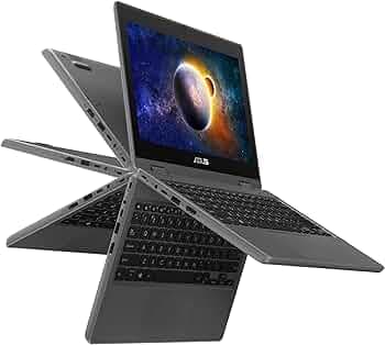 ASUS BR1100 Laptop, 11.6" HD Anti-Glare Touchscreen Display, Intel Celeron N4500, 4GB RAM, 64GB Storage, MIL-STD 810H Durability, TPM 2.0, Windows 10 ...