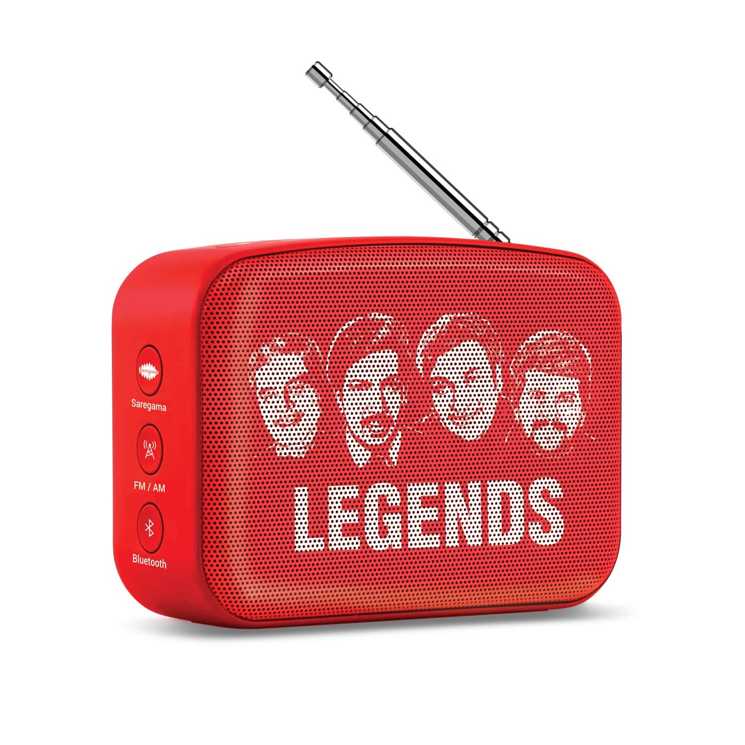 Saregama Carvaan Mini 2.0 Kannada- Music Player with Bluetooth/FM/AM/AUX (Sunset Red)
