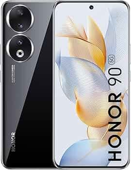 (Refurbished) HONOR 90 (Midnight Black, 12GB + 512GB) | India's First Eye Risk-Free Display | 200MP Main & 50MP Selfie Camera | Segment First Quad-Cur...