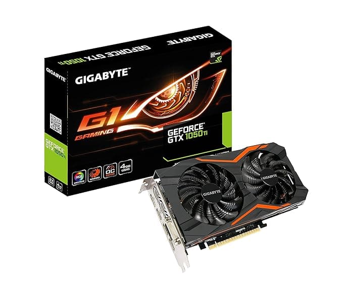 Gigabyte Geforce GTX 1050 Ti 4GB G1 GAMING Graphic Card (GV-N105TG1GAMING-4GD) Graphics Cards